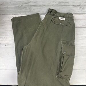 Vintage Polo Ralph Lauren 67 Chino Men's Cotton Green Cargo Pants 38x36
